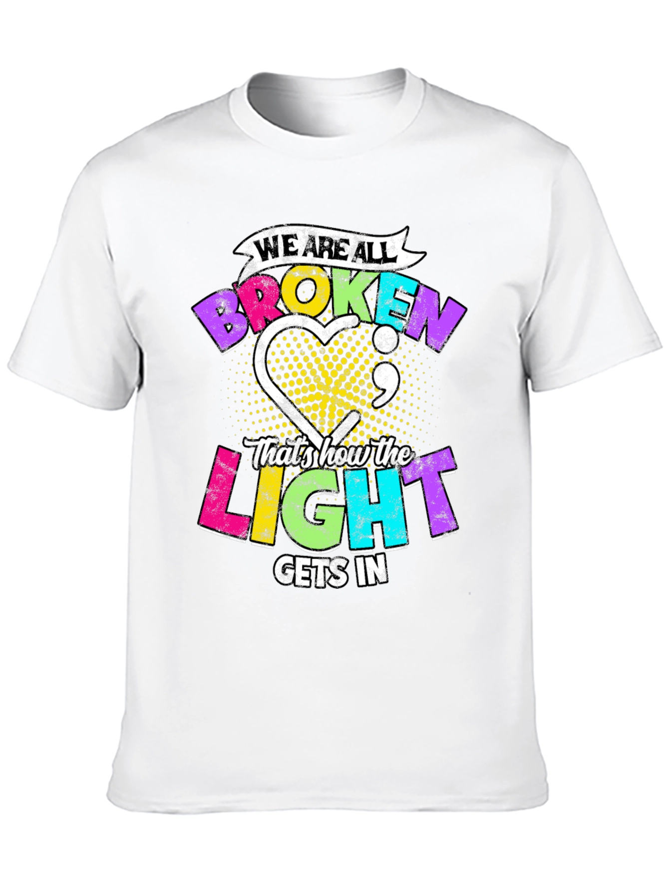 Broken Light T-Shirt: Inspirational Graphic Tee