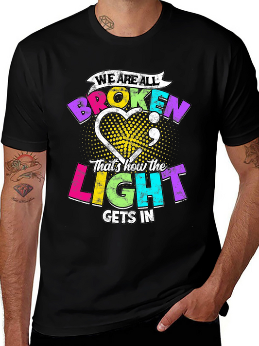 Broken Light T-Shirt: Inspirational Graphic Tee