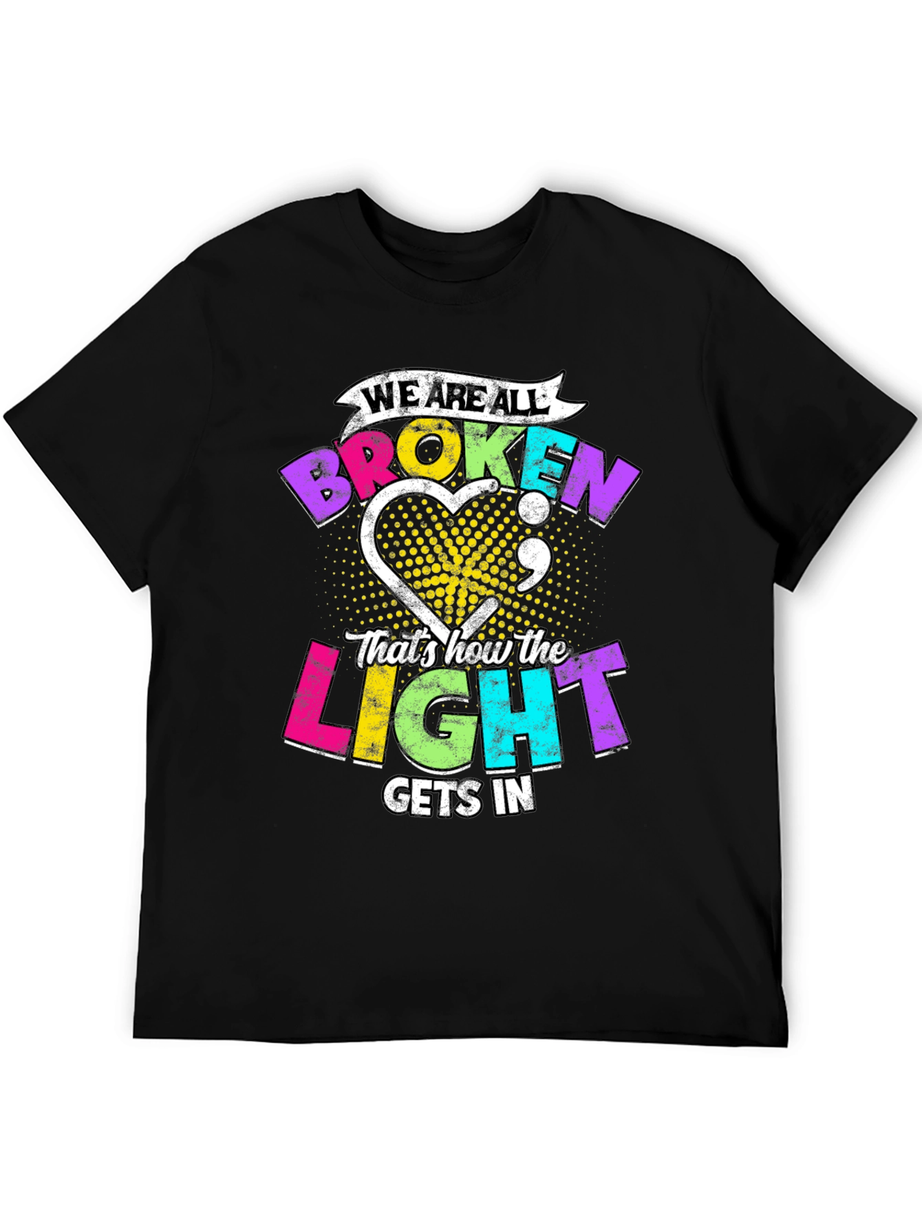 Broken Light T-Shirt: Inspirational Graphic Tee