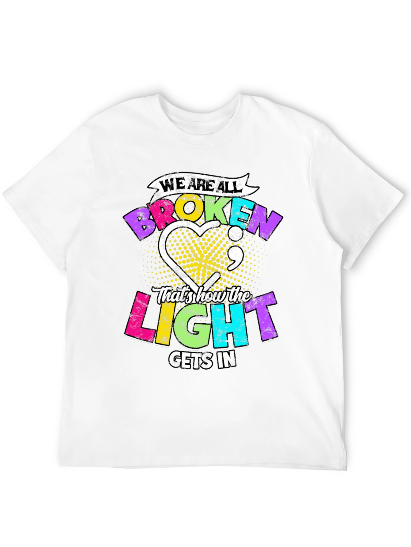 Broken Light T-Shirt: Inspirational Graphic Tee