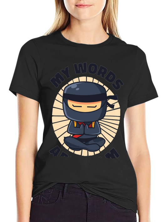 Ninja Words Are Wisdom T-Shirt