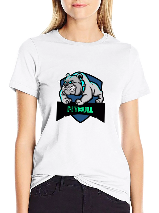 Pitbull Graphic T-Shirt - Bold Design