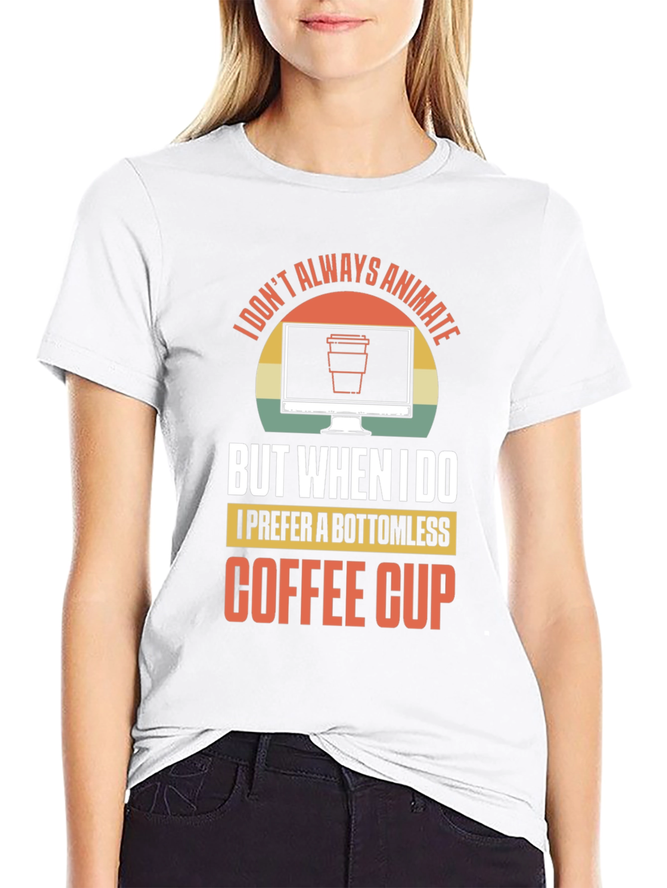 Animate Coffee Lover Graphic T-Shirt