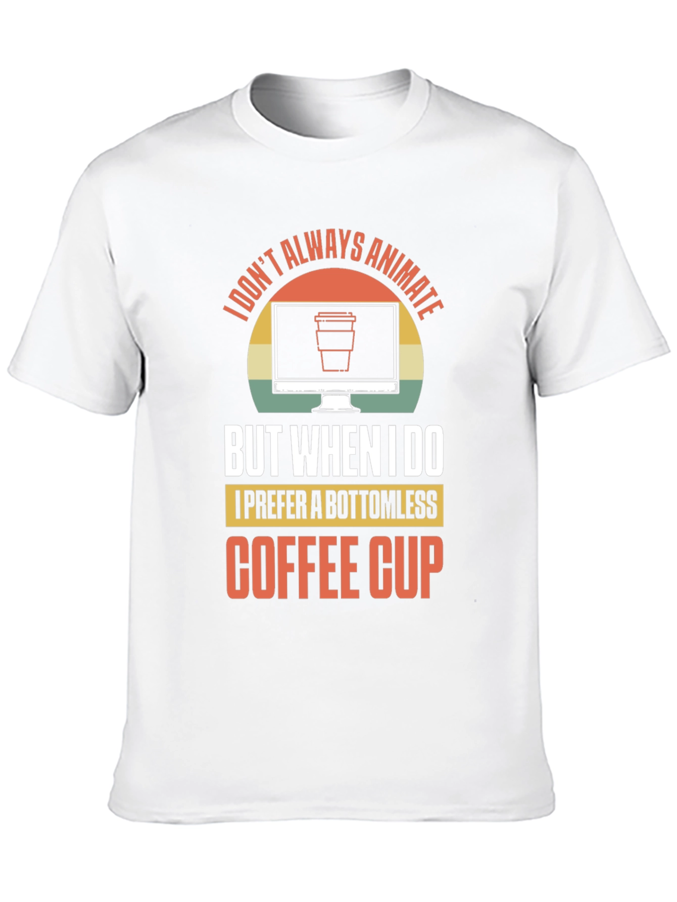 Animate Coffee Lover Graphic T-Shirt