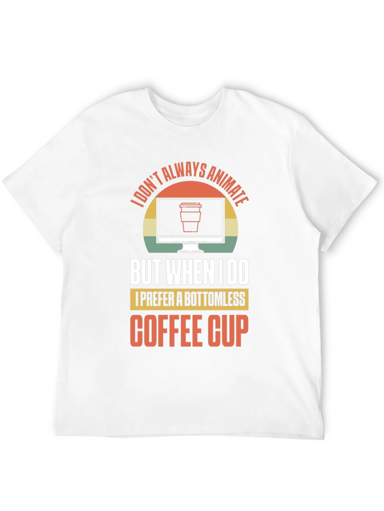 Animate Coffee Lover Graphic T-Shirt