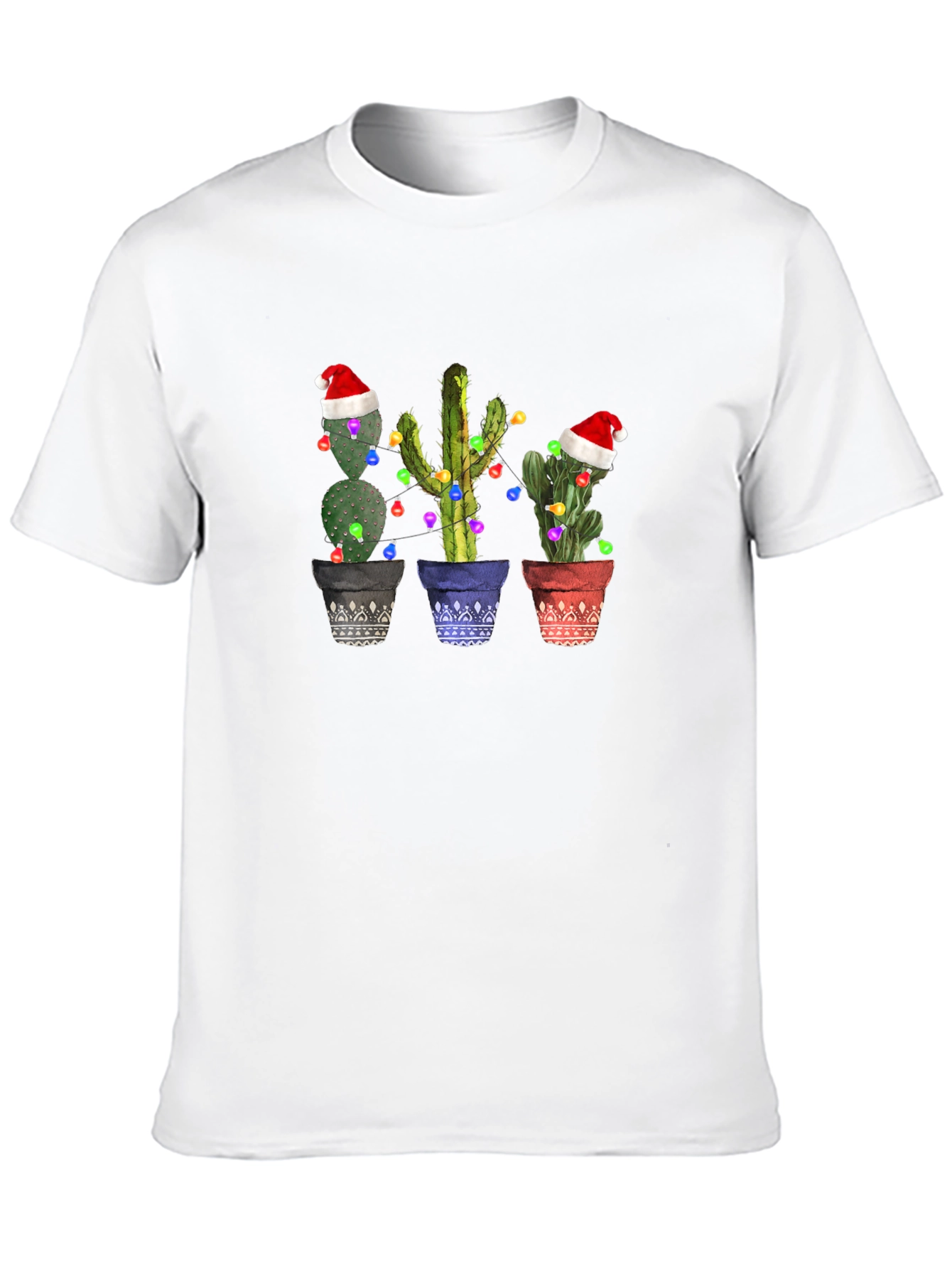 Christmas Cactus Tee - Holiday Desert Fun