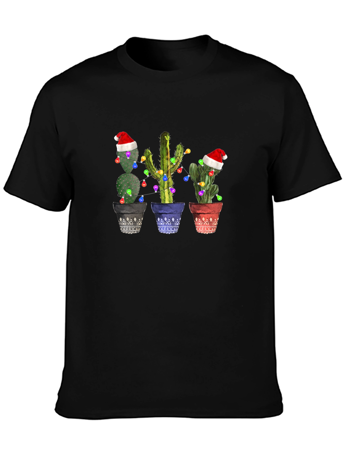 Christmas Cactus Tee - Holiday Desert Fun