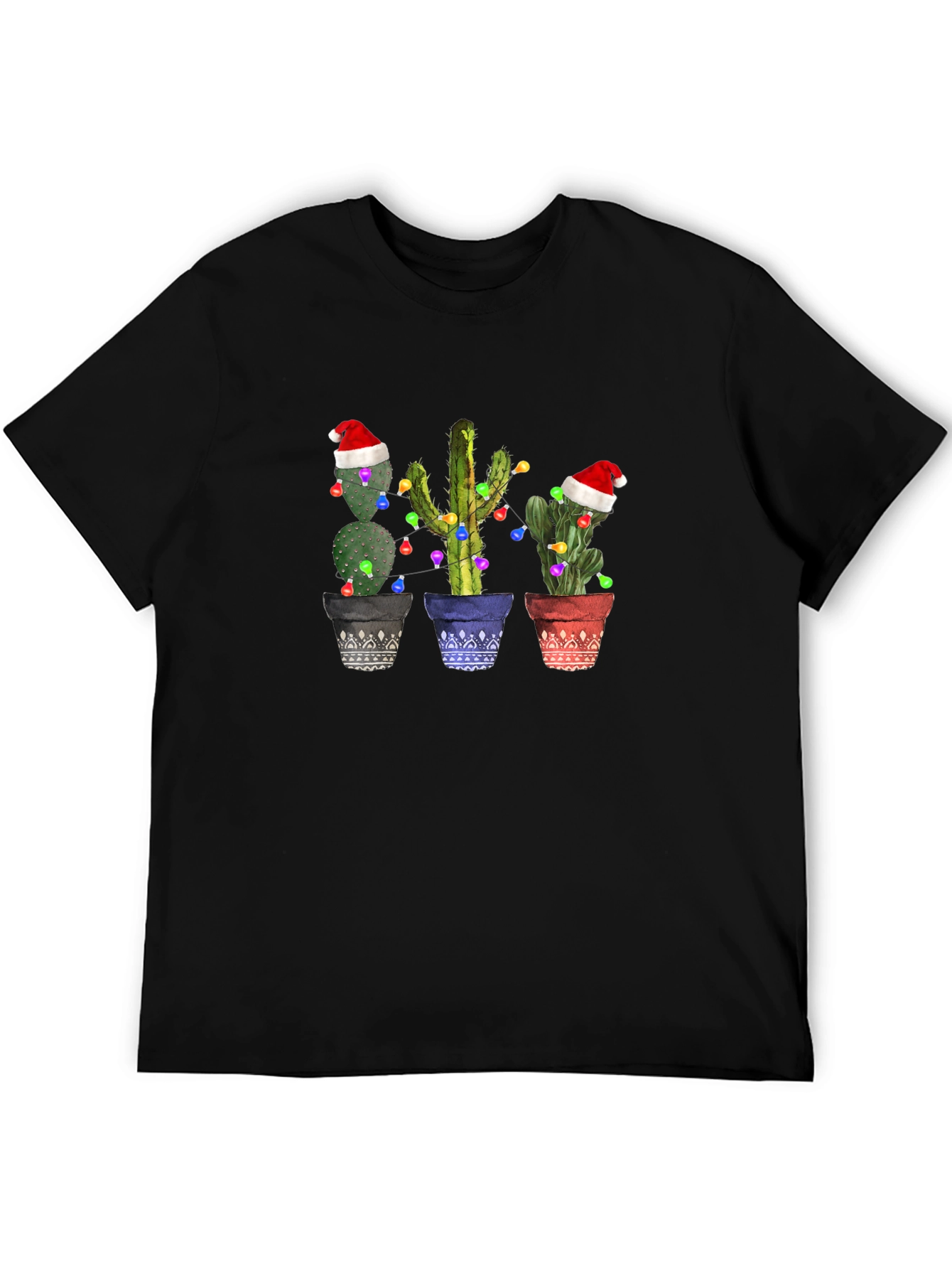 Christmas Cactus Tee - Holiday Desert Fun