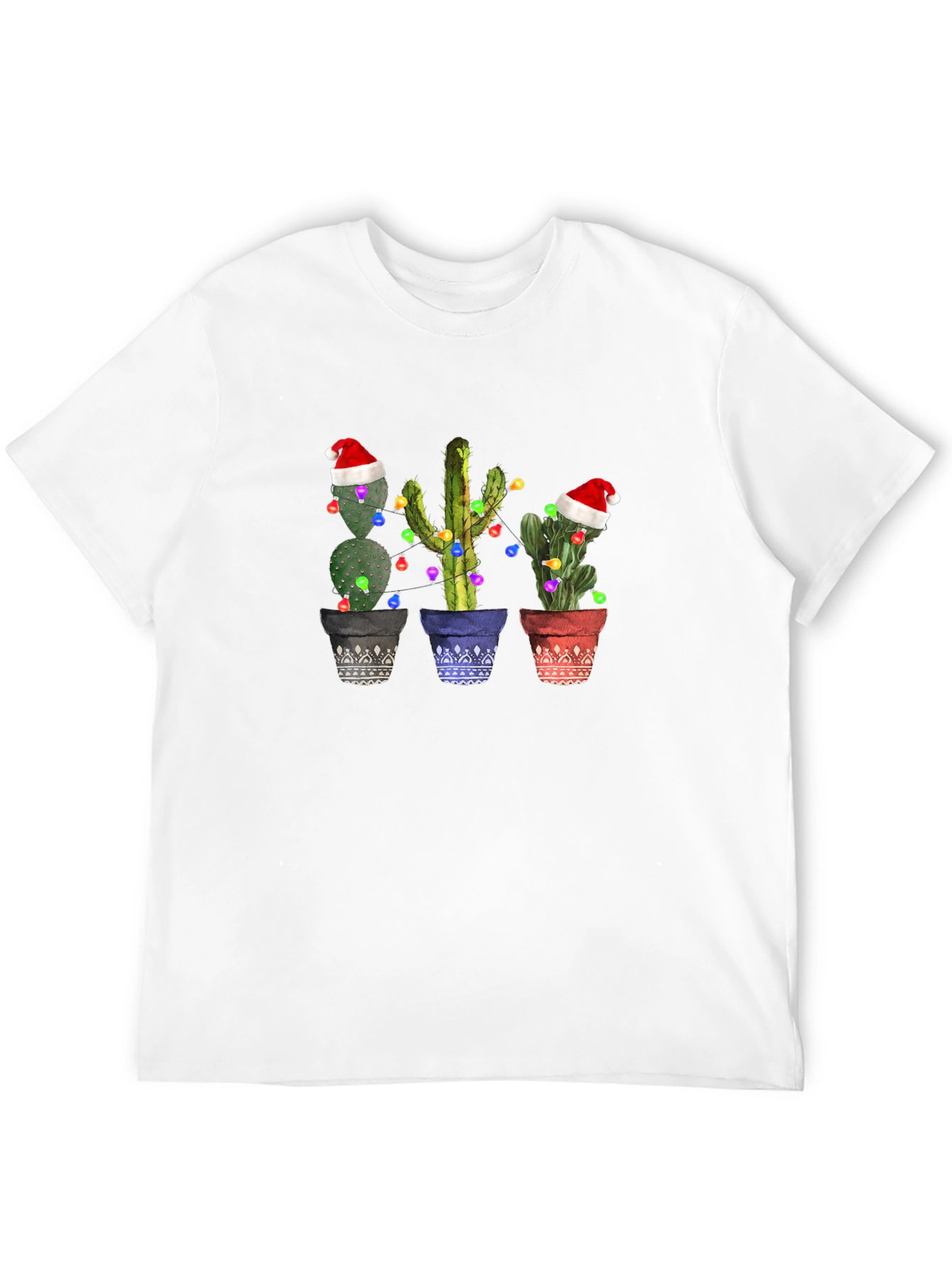 Christmas Cactus Tee - Holiday Desert Fun