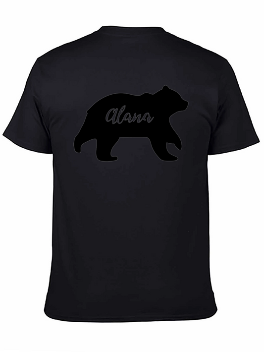 Alana Bear Graphic T-Shirt - Black