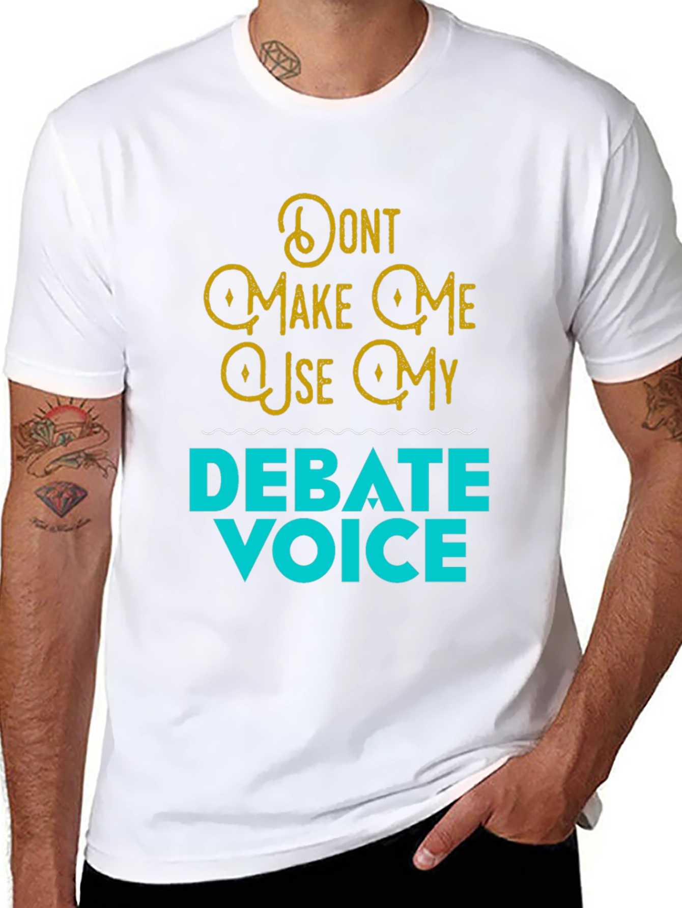 Debate Voice Tee - Funny Statement T-Shirt