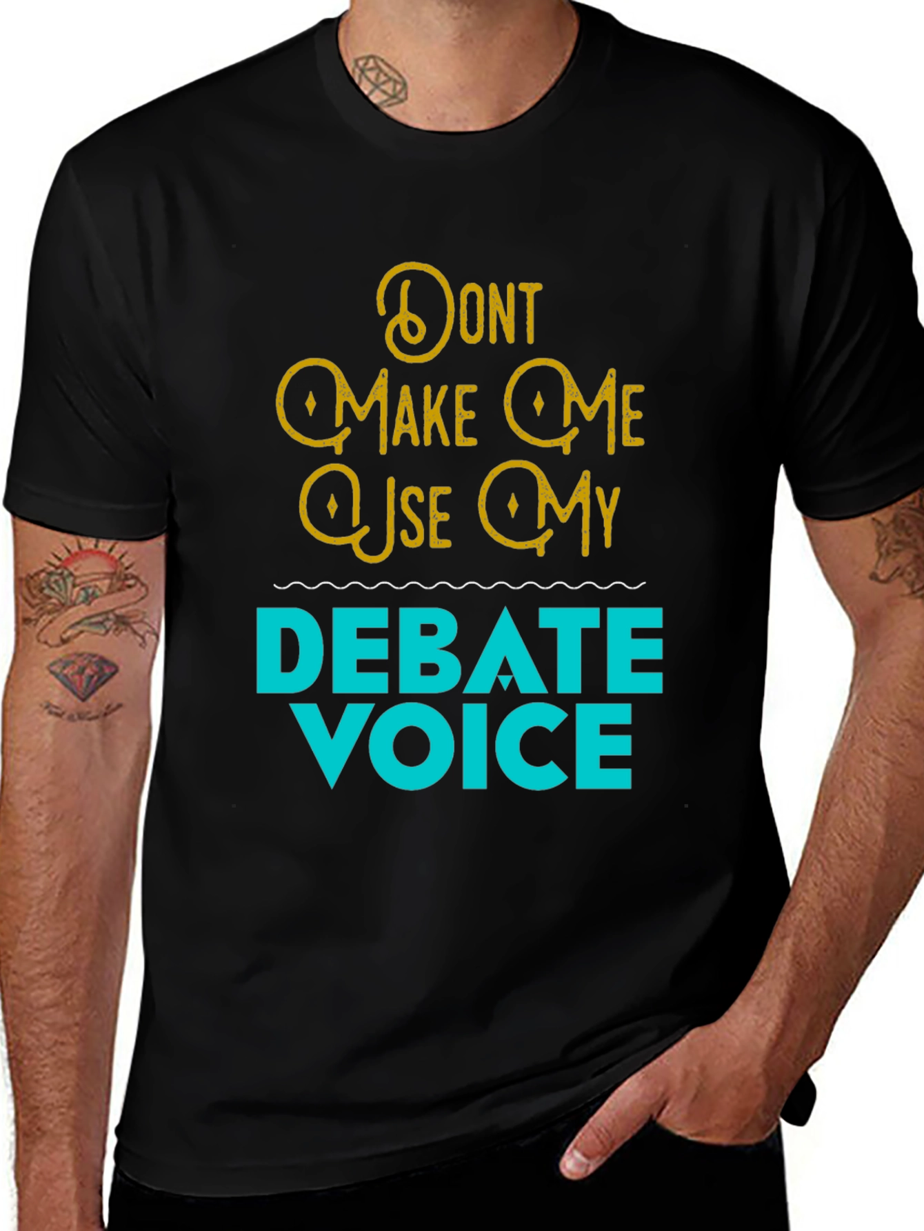 Debate Voice Tee - Funny Statement T-Shirt