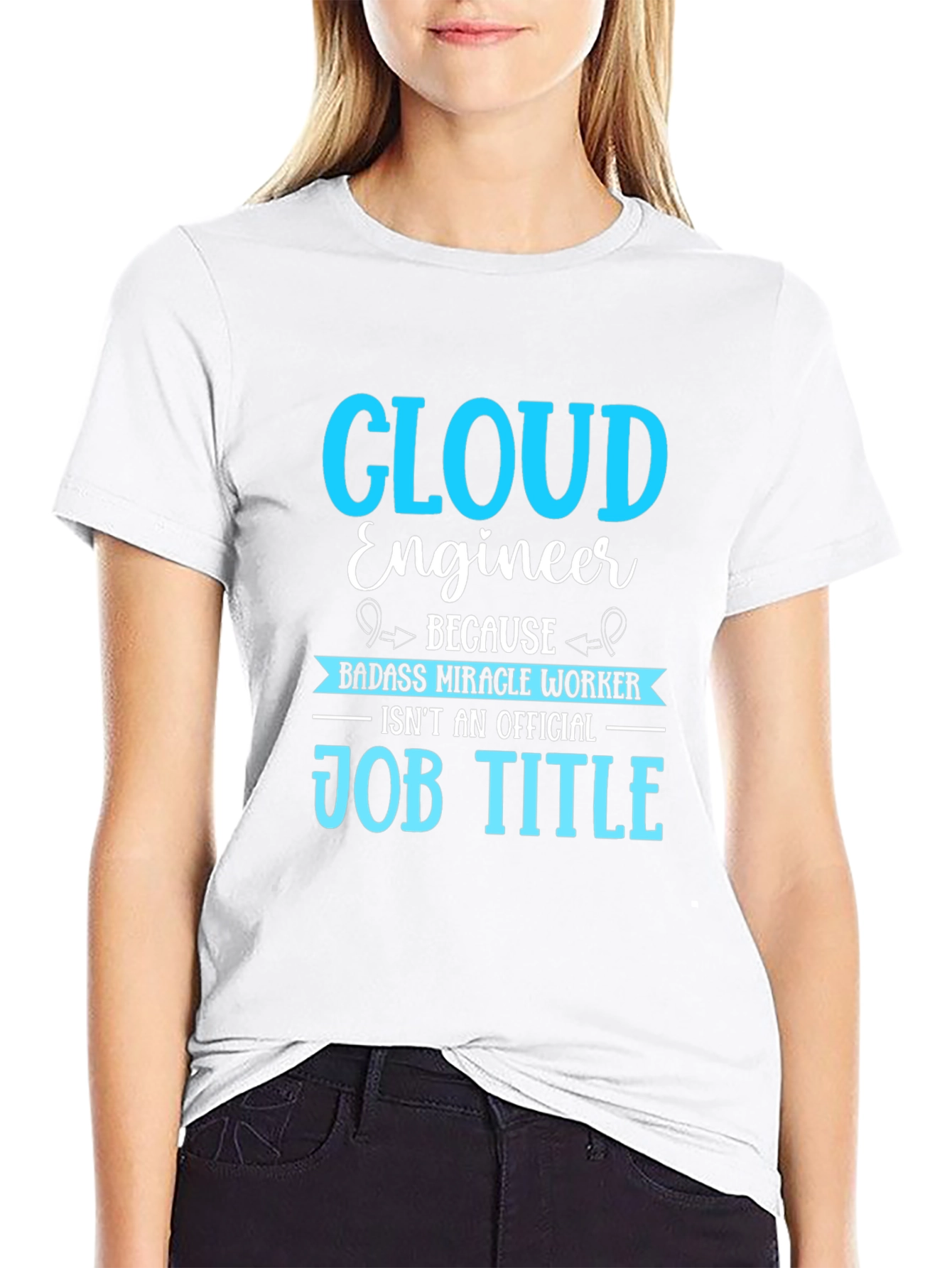 Cloud Engineer Job Title T-Shirt