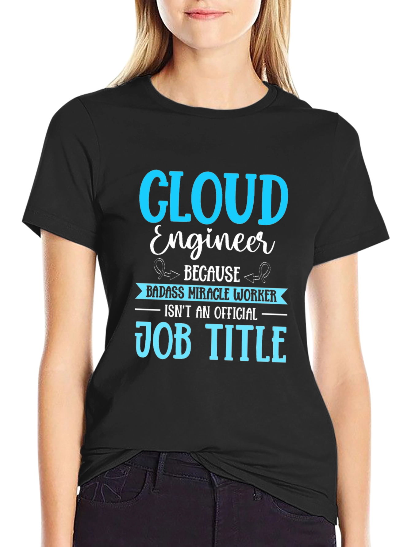 Cloud Engineer Job Title T-Shirt