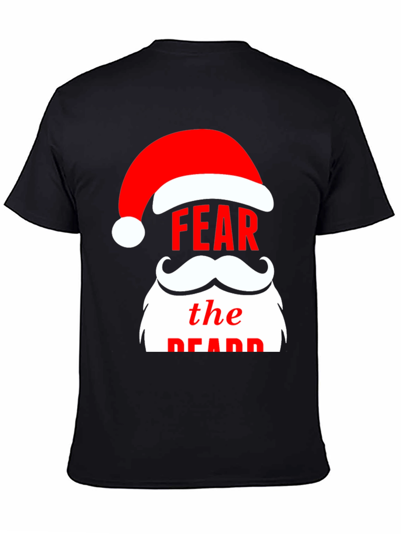 Fear the Beard Santa Tee
