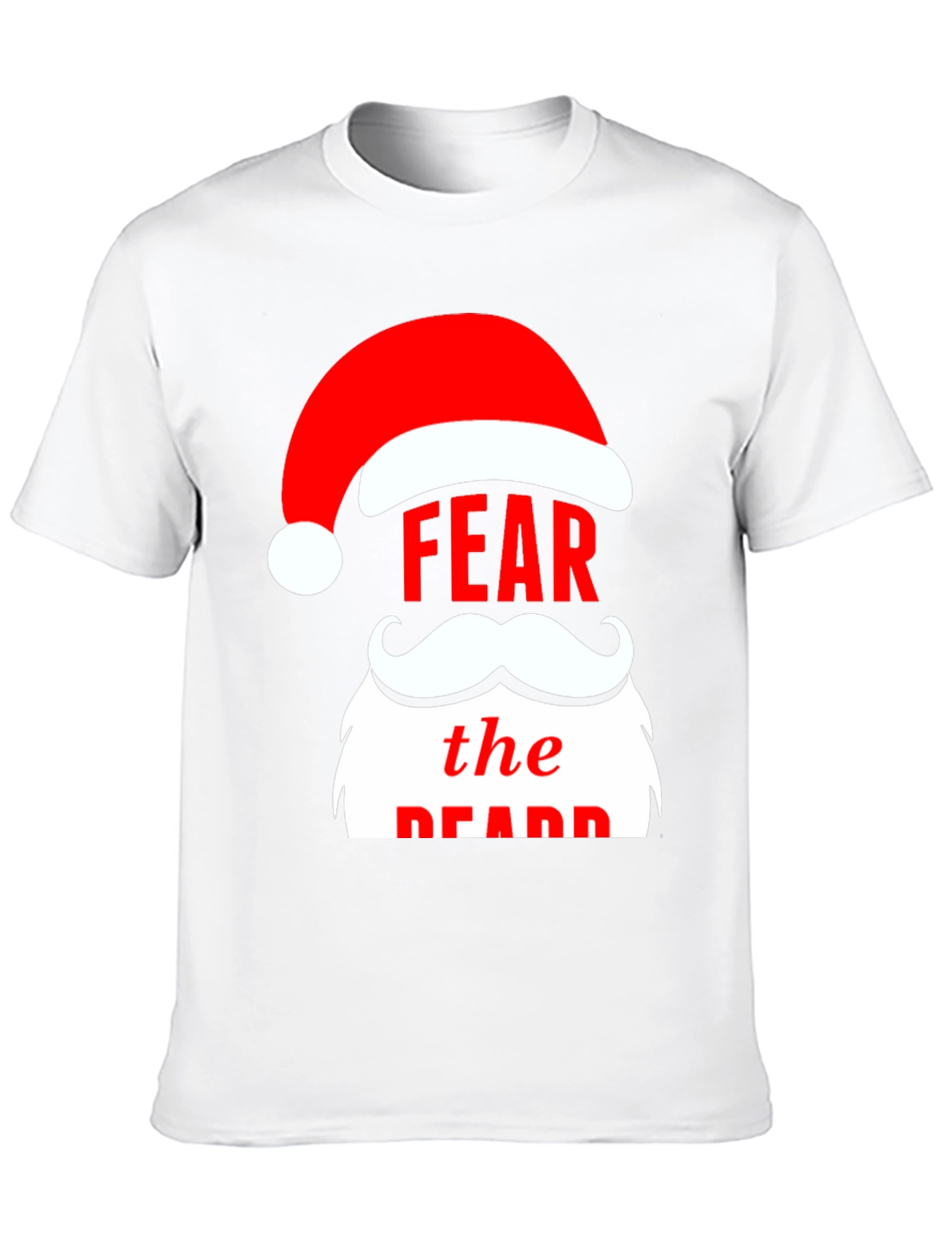 Fear the Beard Santa Tee