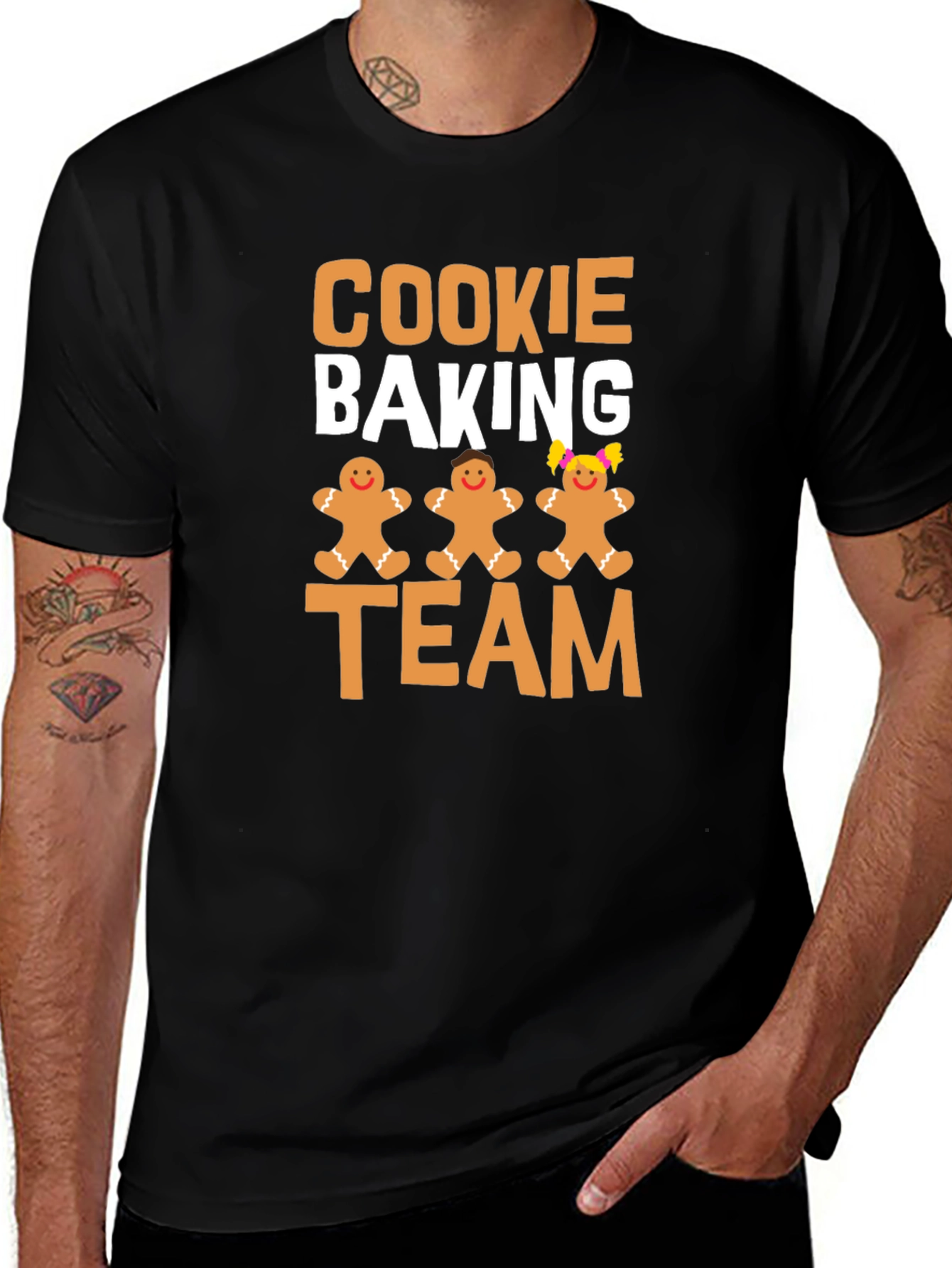 Cookie Baking Team T-Shirt Gingerbread Holiday Tee