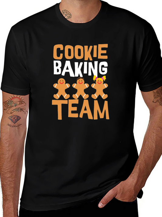 Cookie Baking Team T-Shirt Gingerbread Holiday Tee