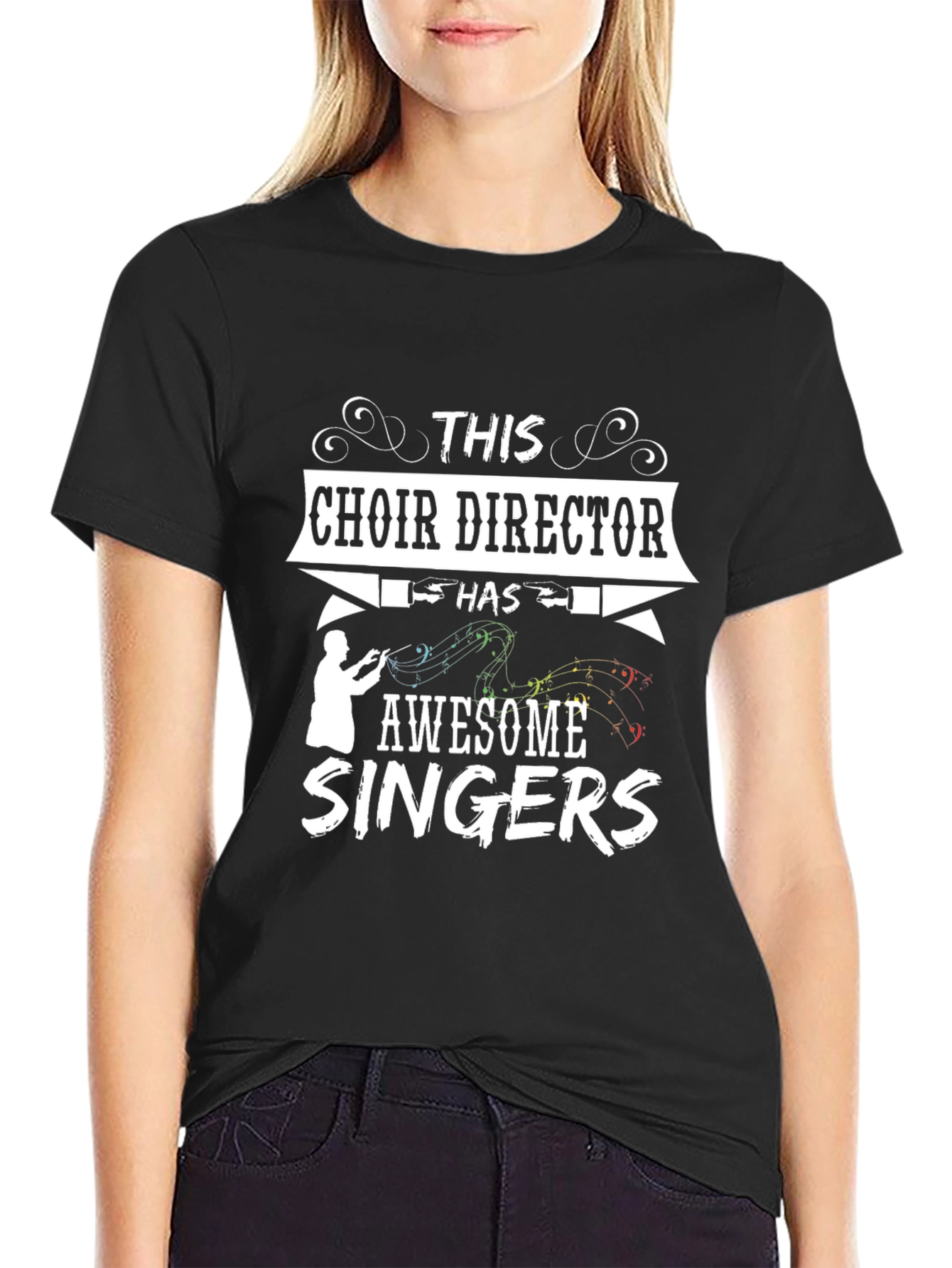 Choir Director Awesome Singers Graphic T-Shirt