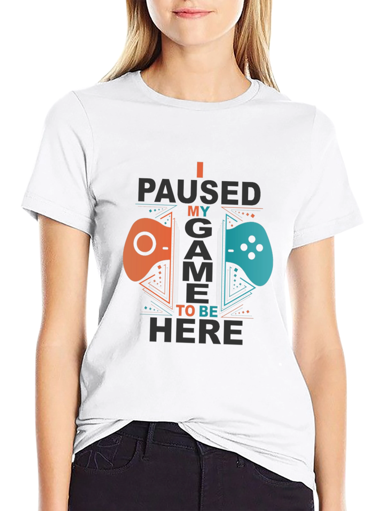 I Paused My Game To Be Here Gamer T-Shirt
