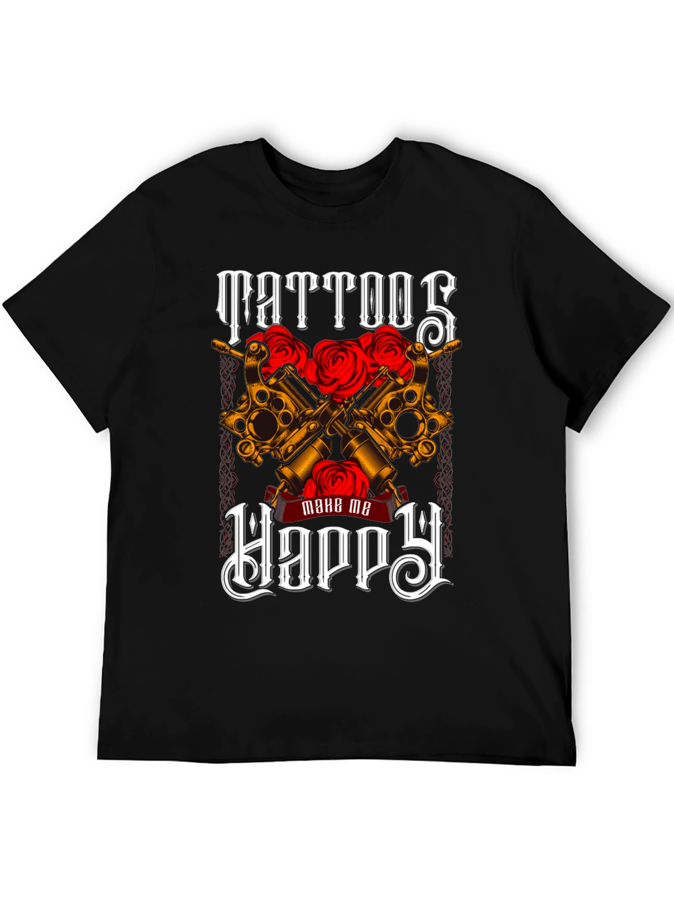 Tattoos Make Me Happy Graphic Tee