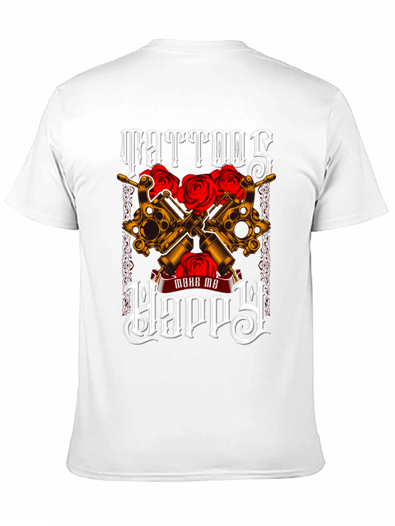 Tattoos Make Me Happy Graphic Tee
