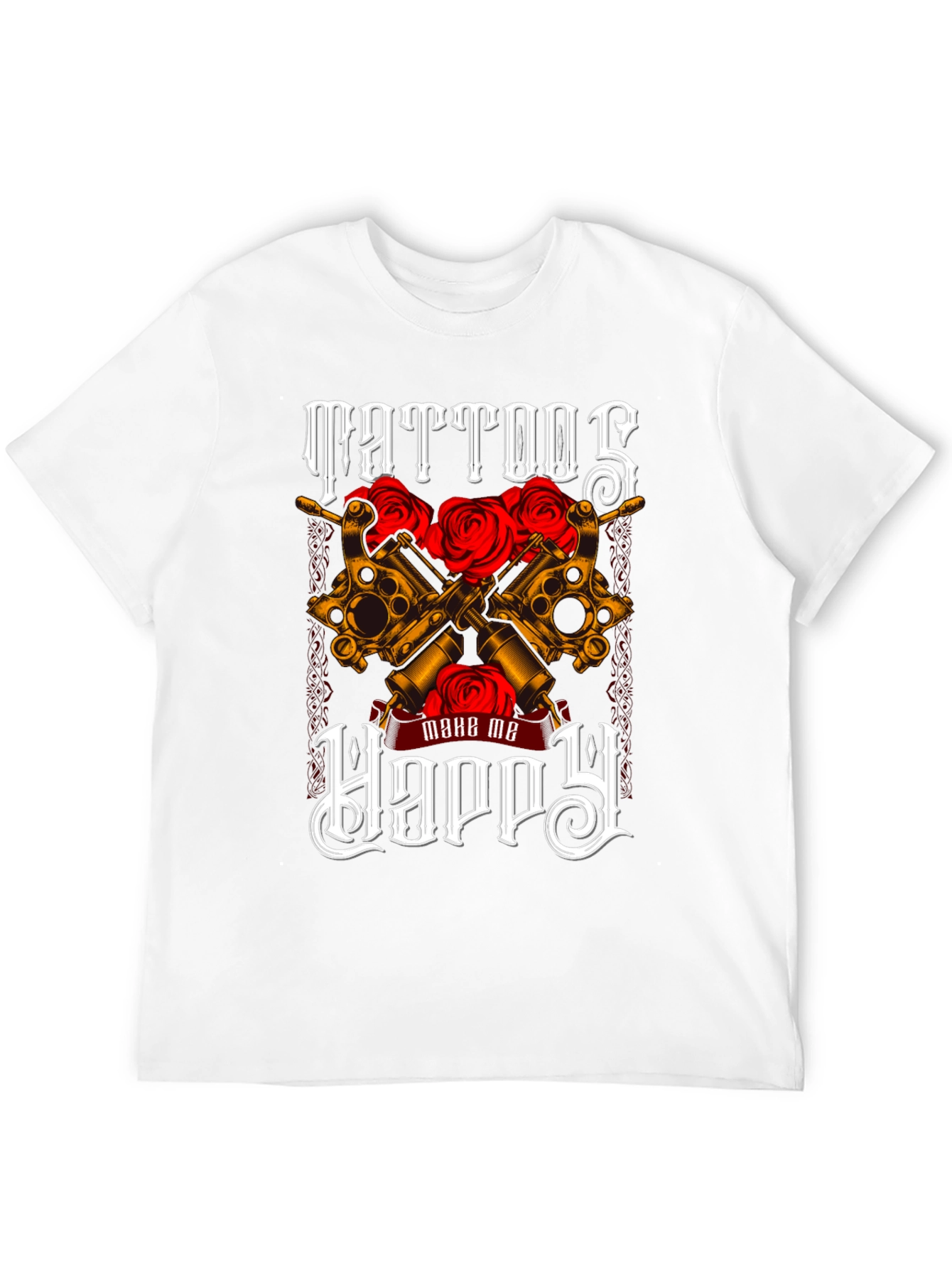Tattoos Make Me Happy Graphic Tee