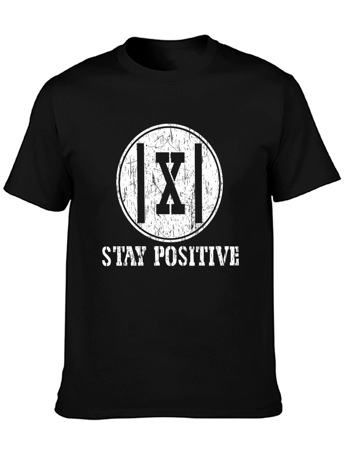 Stay Positive Graphic Tee -  Unique Design