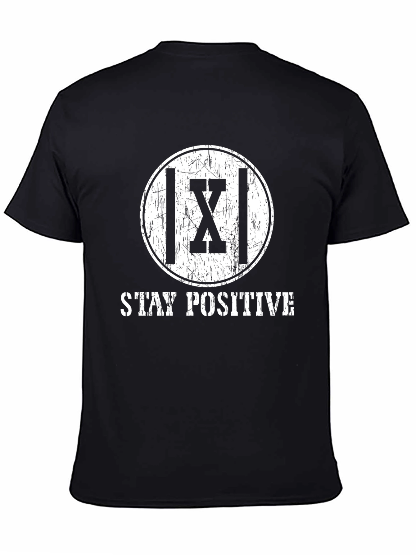 Stay Positive Graphic Tee -  Unique Design
