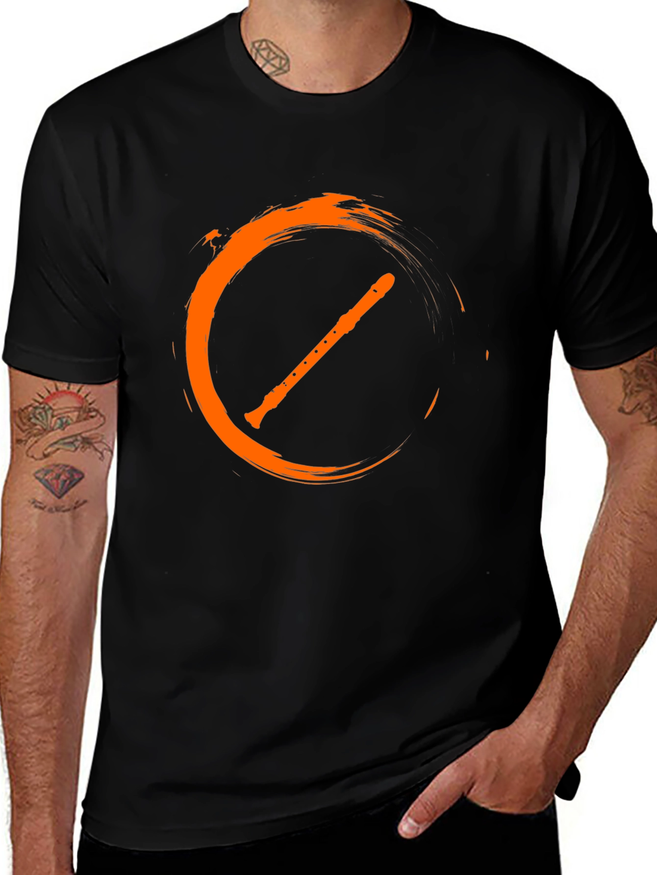 Recorders Circle T-Shirt - Black