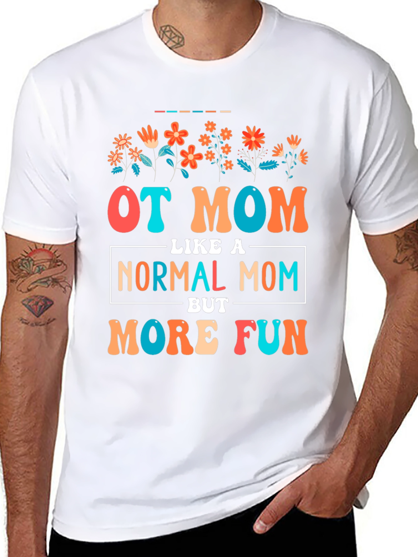 OT Mom Graphic Tee - Fun Occupational Therapy Mother