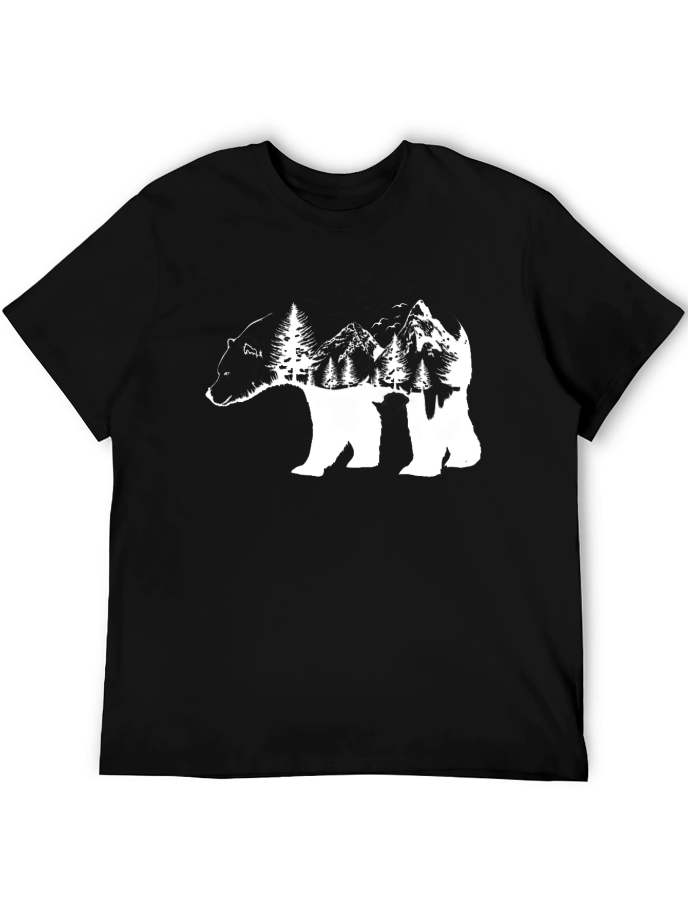 Bear Mountain Graphic Tee - Black