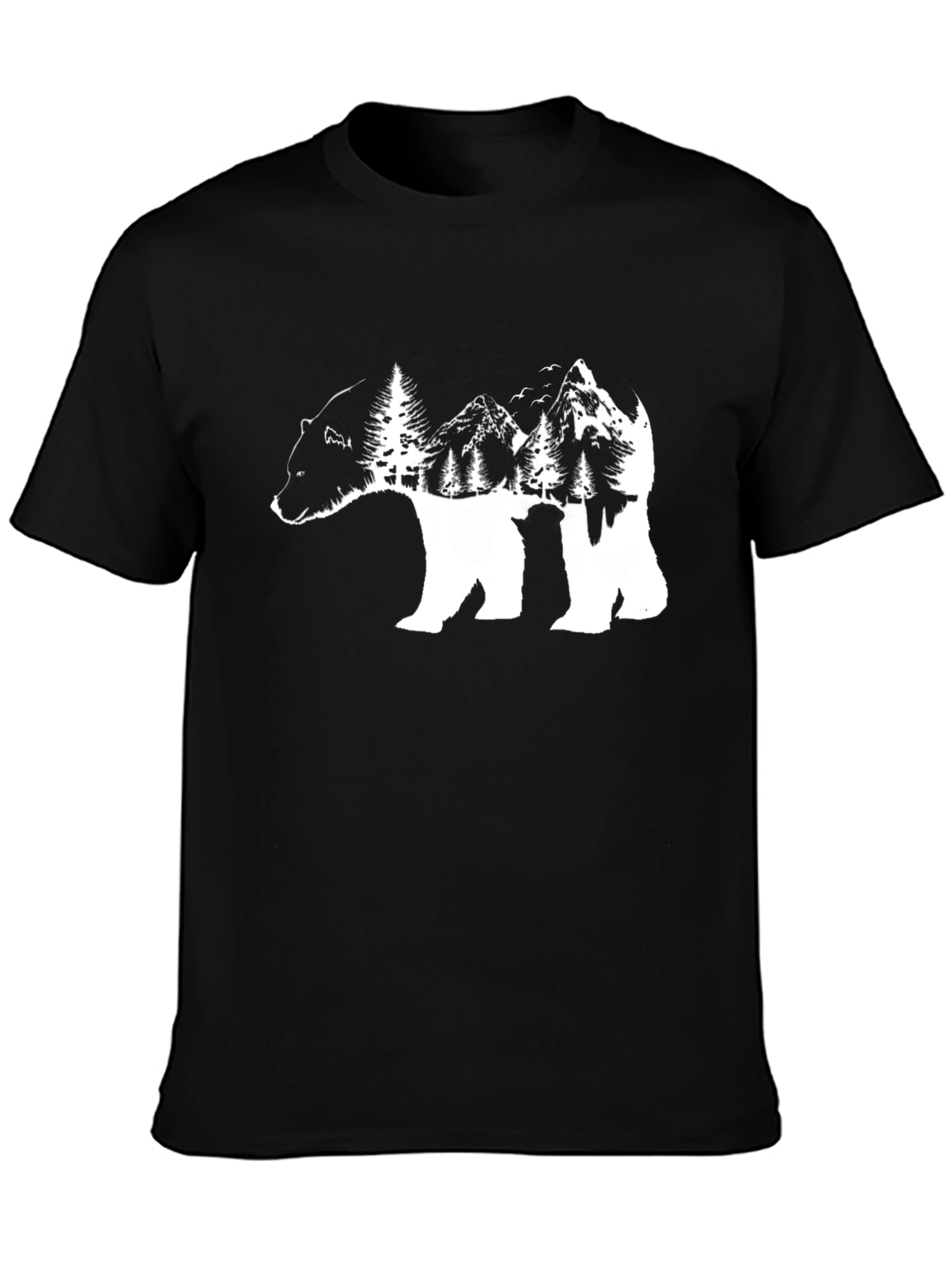 Bear Mountain Graphic Tee - Black