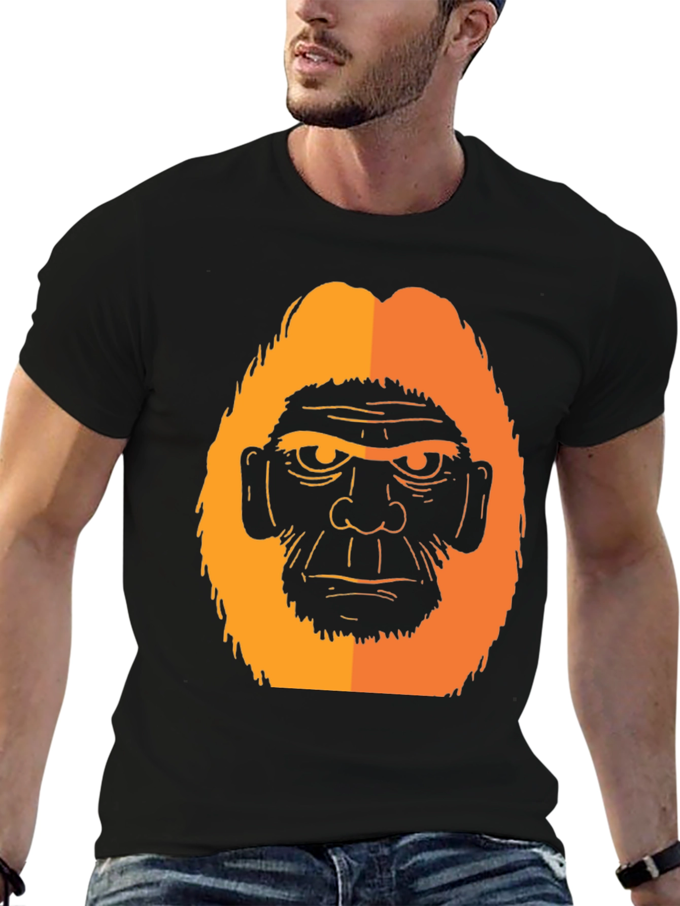 Sasquatch Graphic Tee - Black