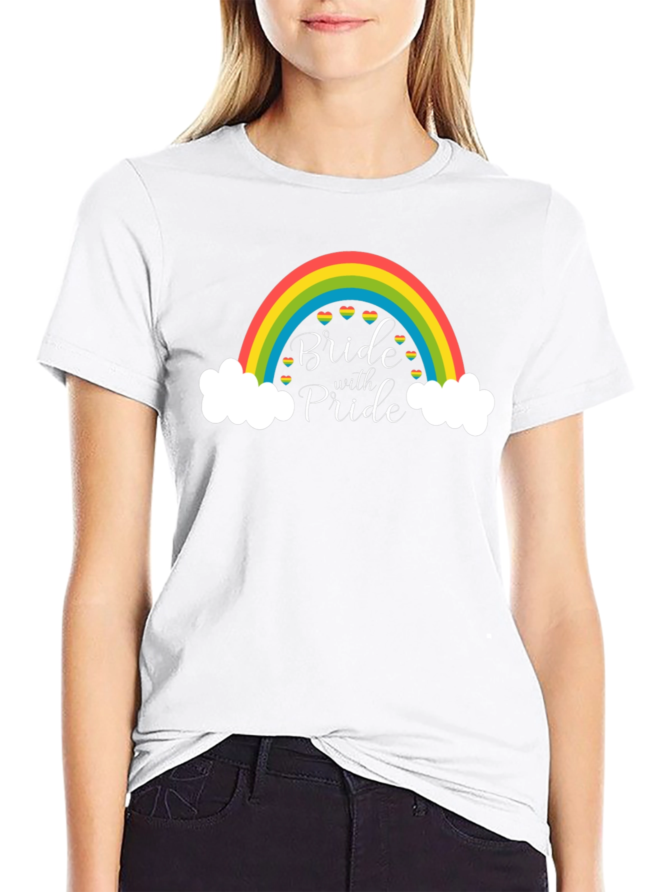Bride With Pride Rainbow T-Shirt