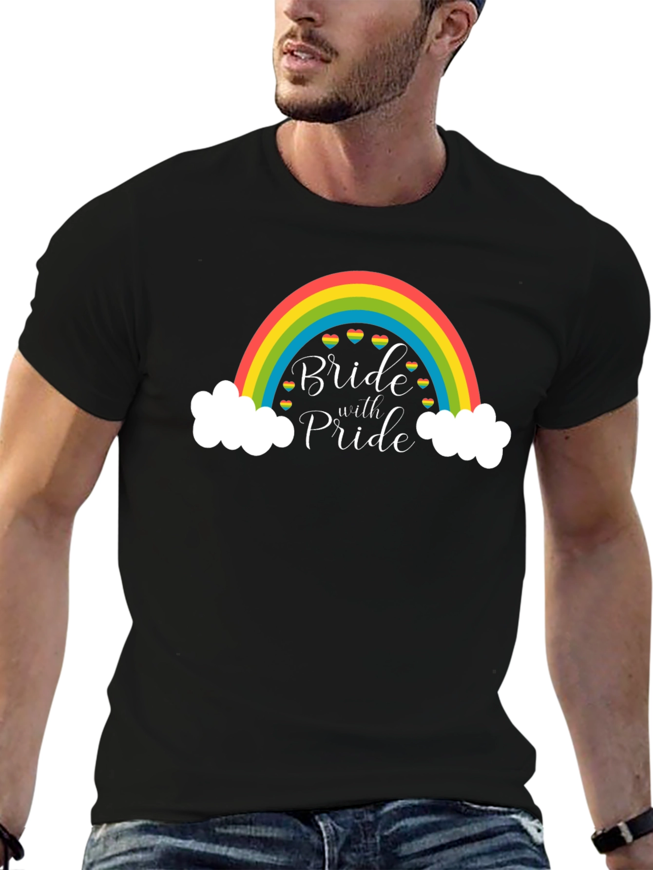 Bride With Pride Rainbow T-Shirt