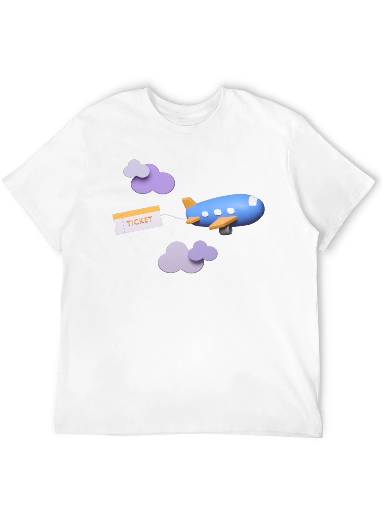 Travel Ticket Airplane T-Shirt