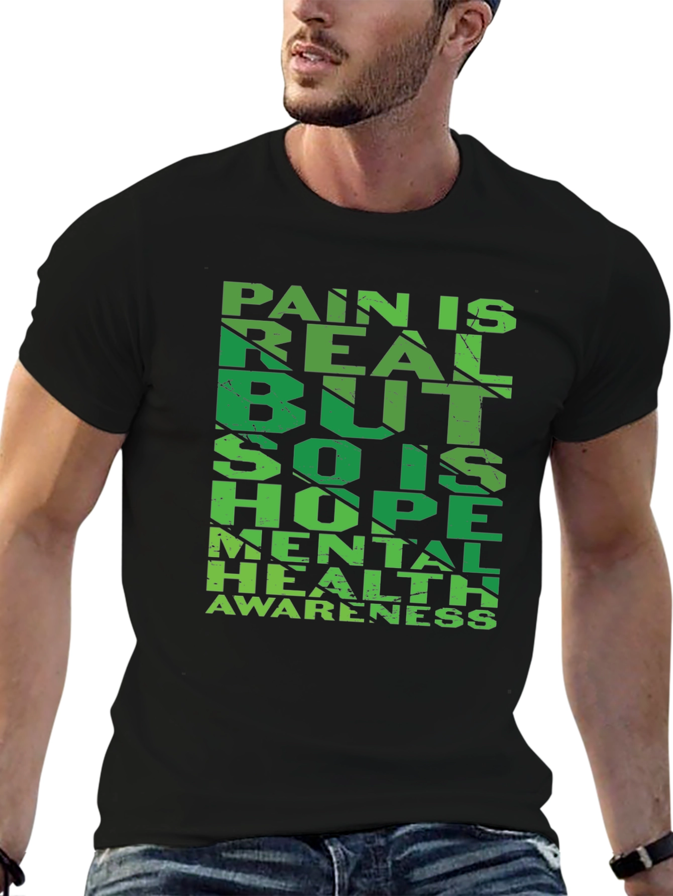 Mental Health Awareness Graphic T-Shirt
