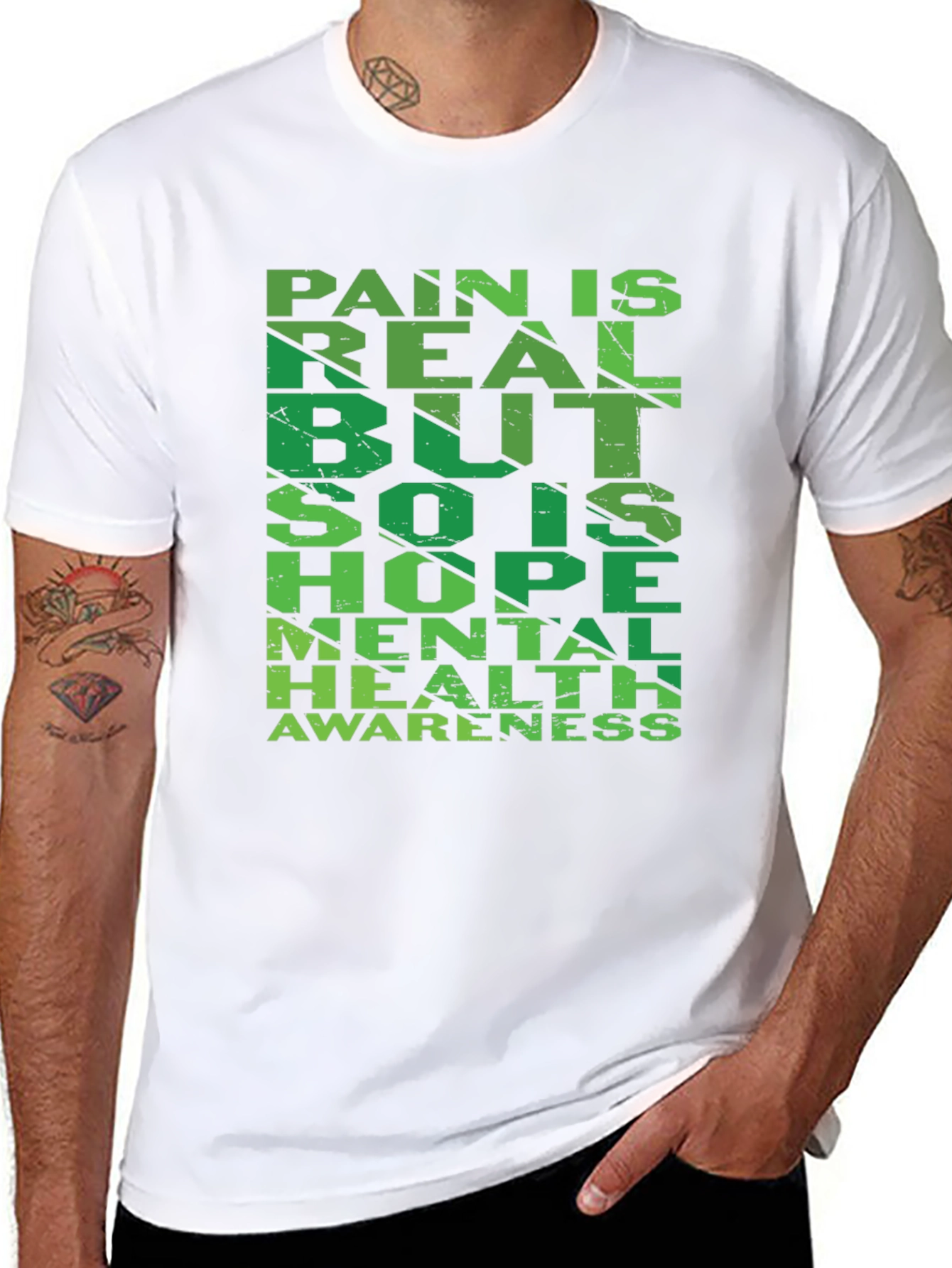 Mental Health Awareness Graphic T-Shirt