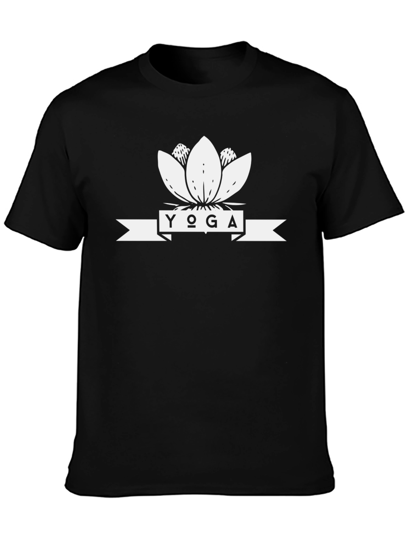 Yoga Lotus Flower T-Shirt - Stylish Meditative Design