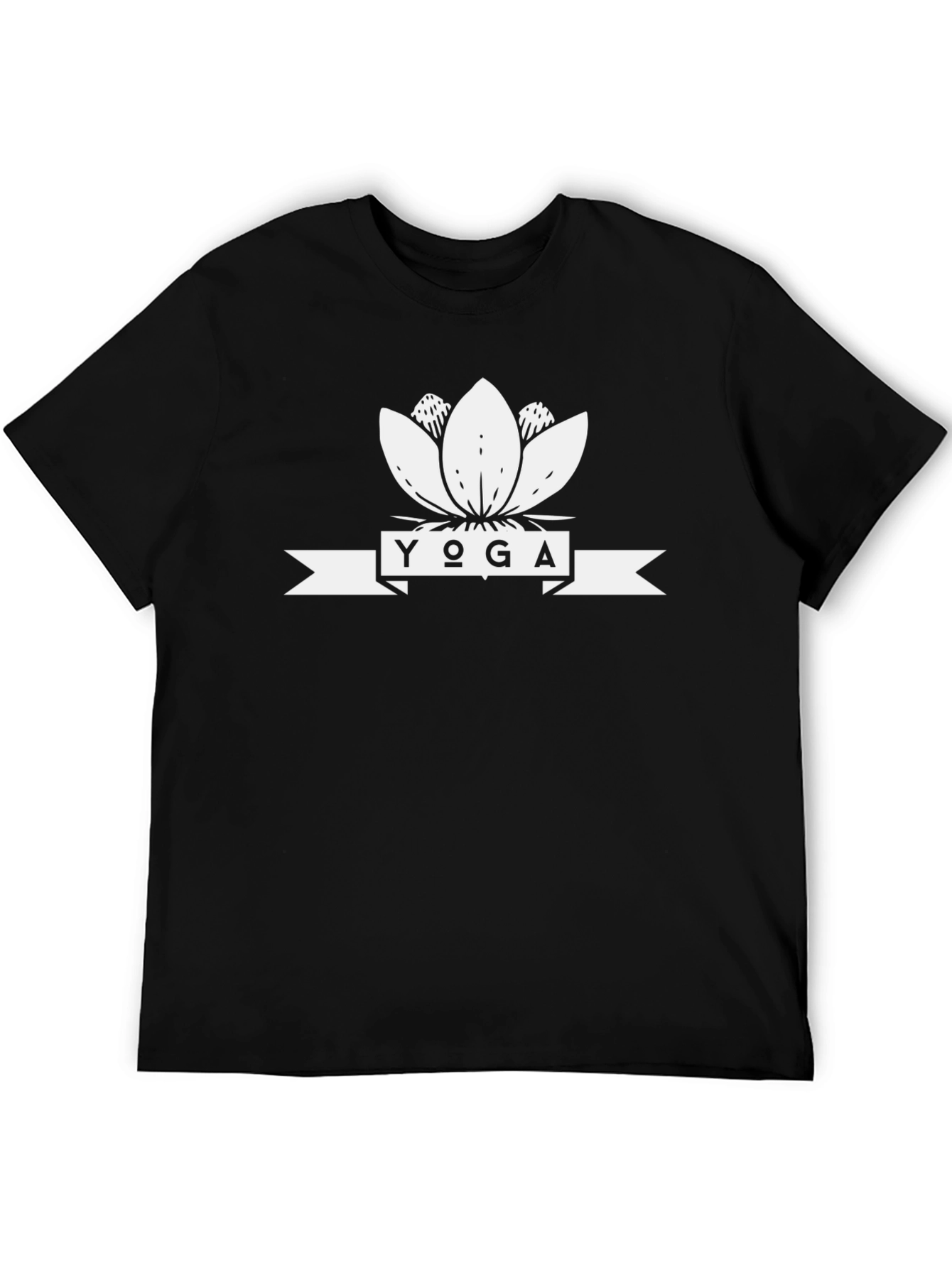 Yoga Lotus Flower T-Shirt - Stylish Meditative Design