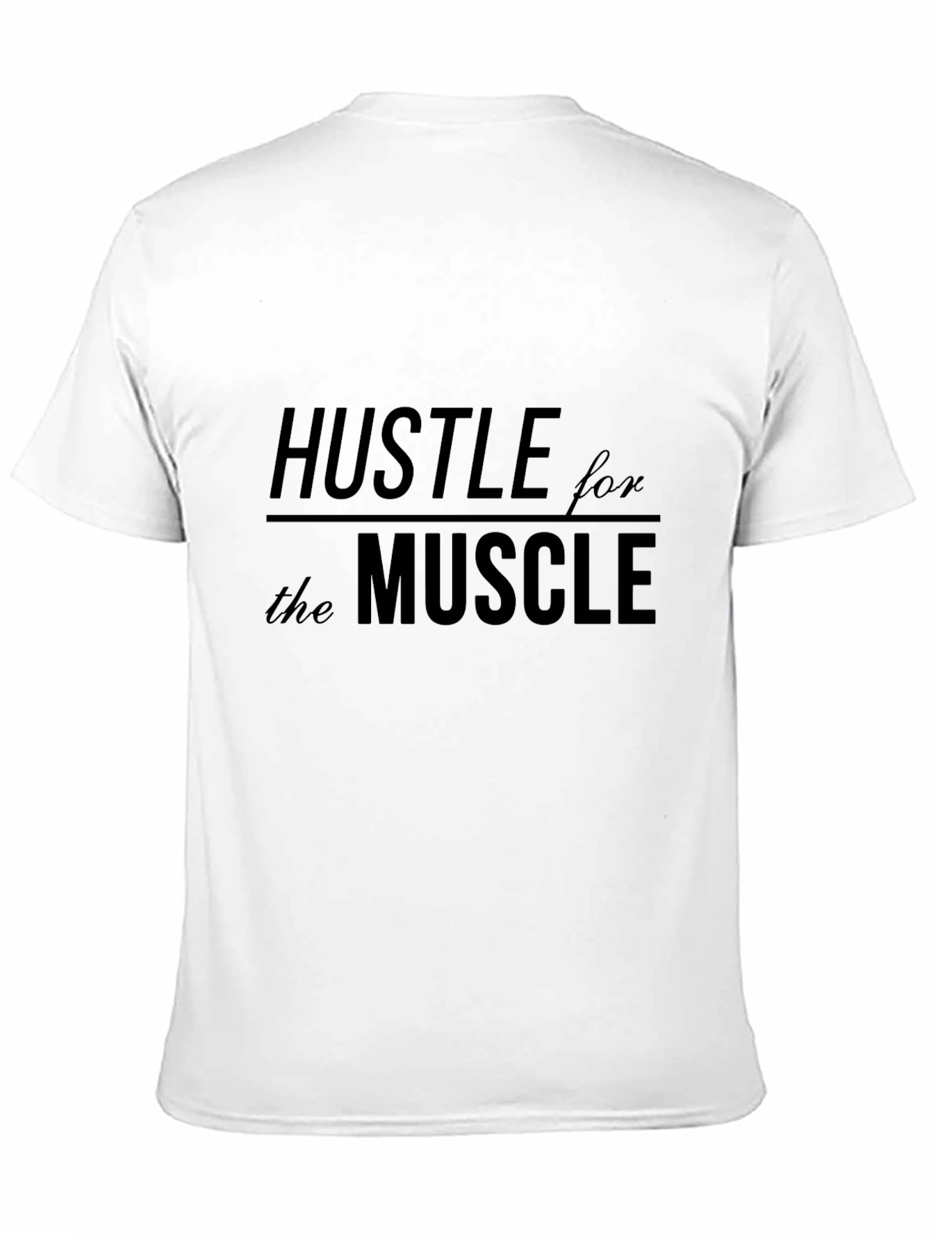 Hustle for the Muscle Graphic Tee - Black