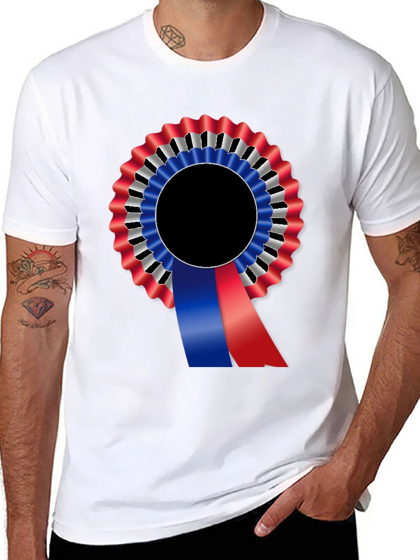 Ribbon Rosette Graphic Tee