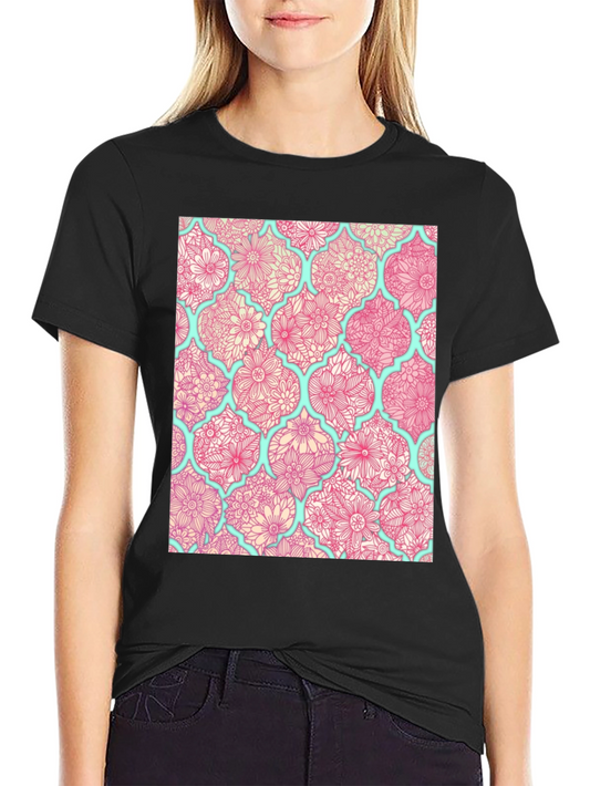 Floral Pattern Graphic T-Shirt