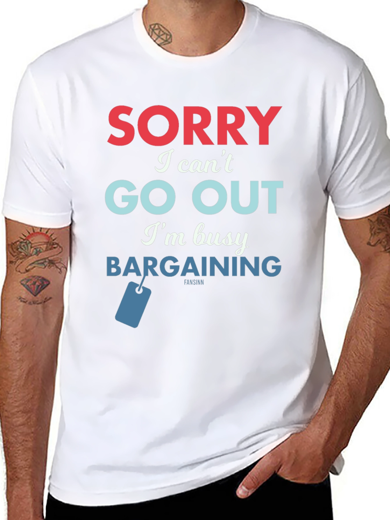 Sorry Bargaining T-Shirt - Soft Cotton Tee