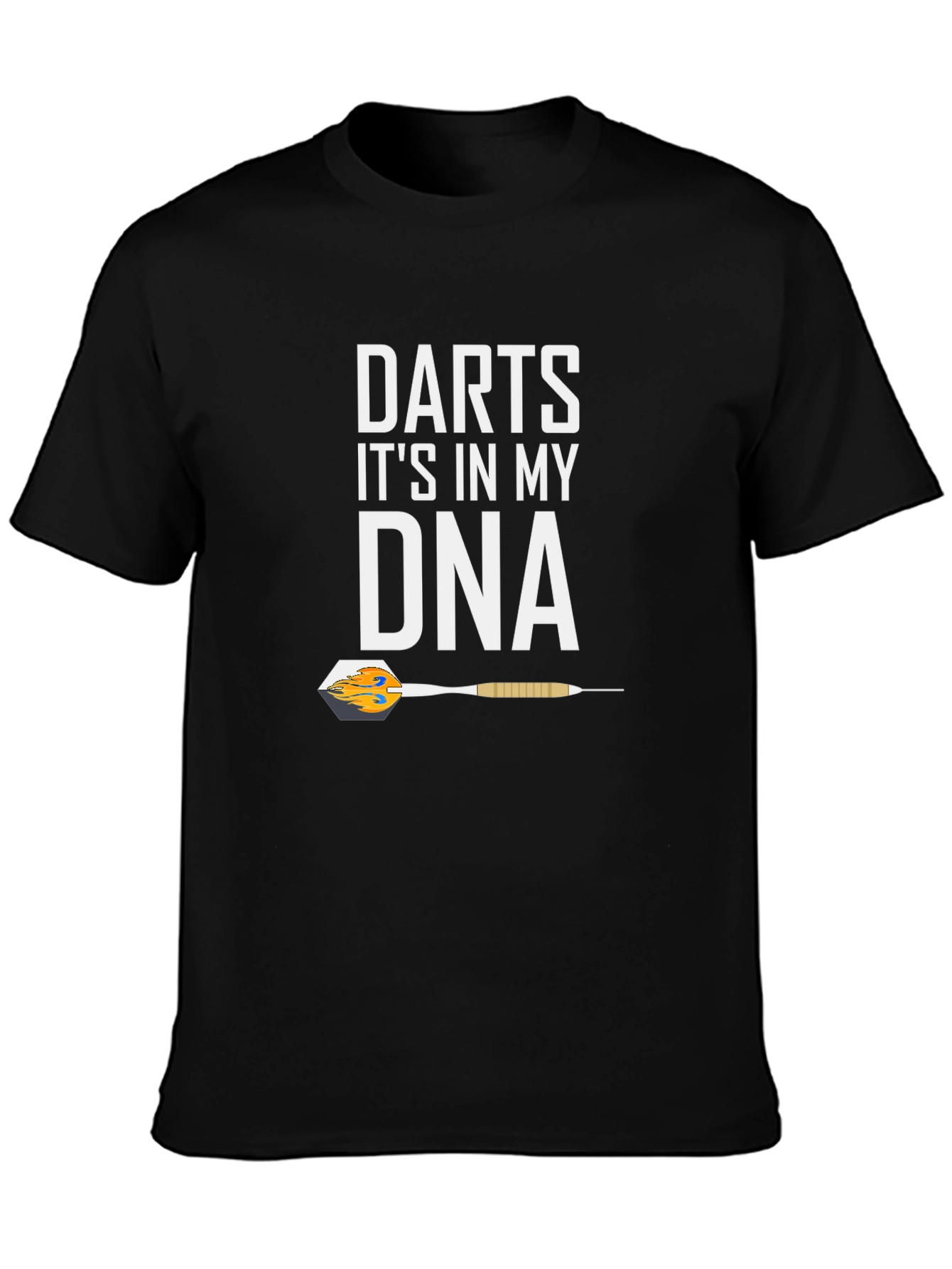 Darts Its in My DNA Black T-Shirt