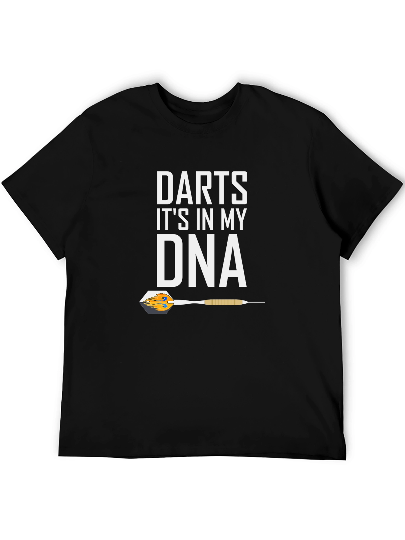 Darts Its in My DNA Black T-Shirt