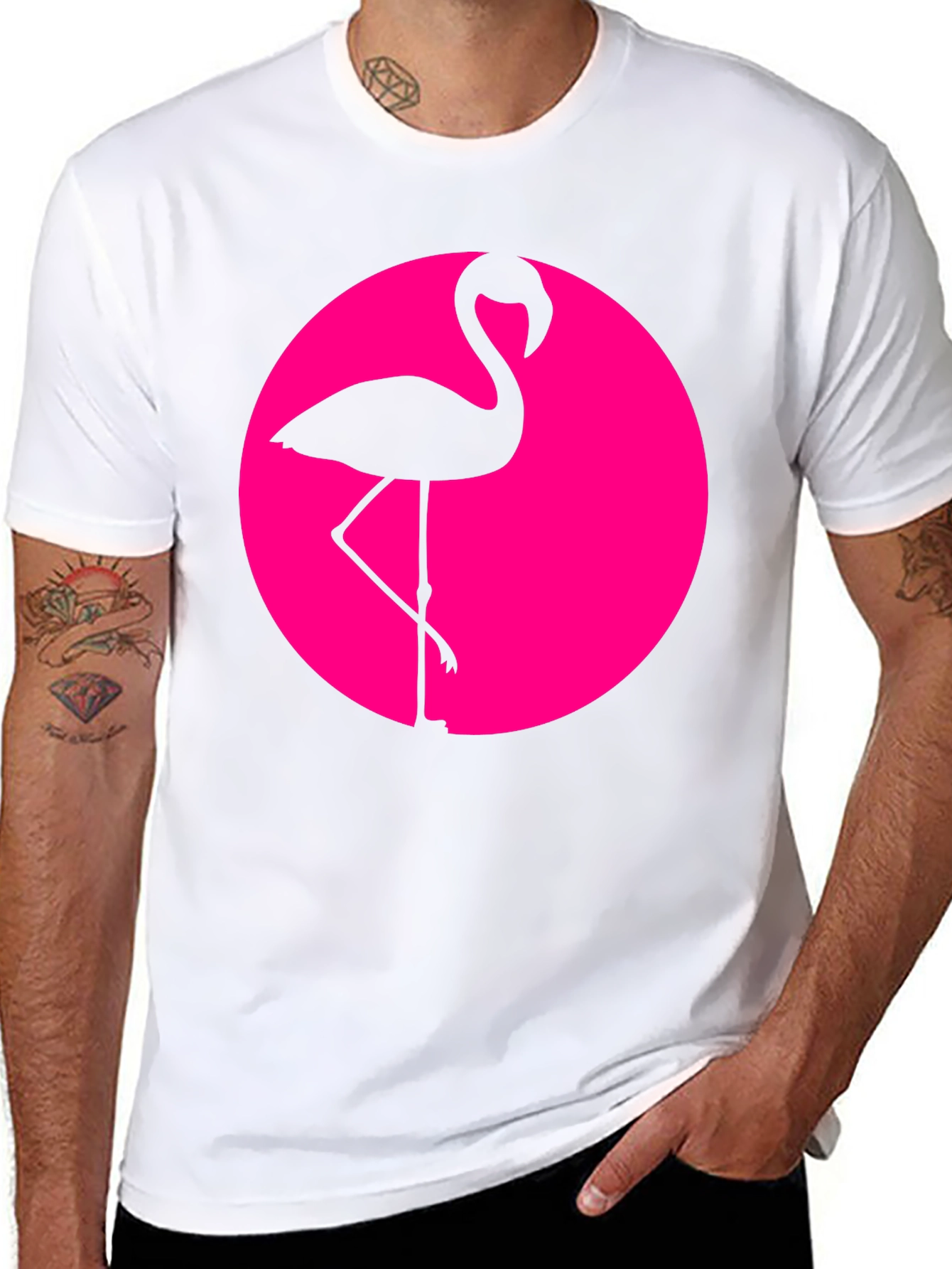 Cool Flamingo Graphic Tee