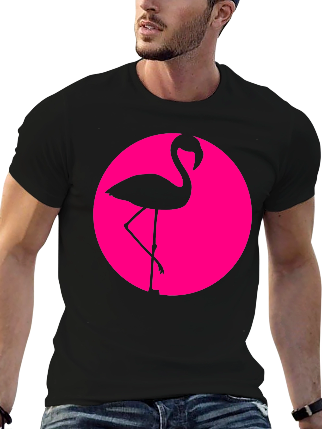Cool Flamingo Graphic Tee