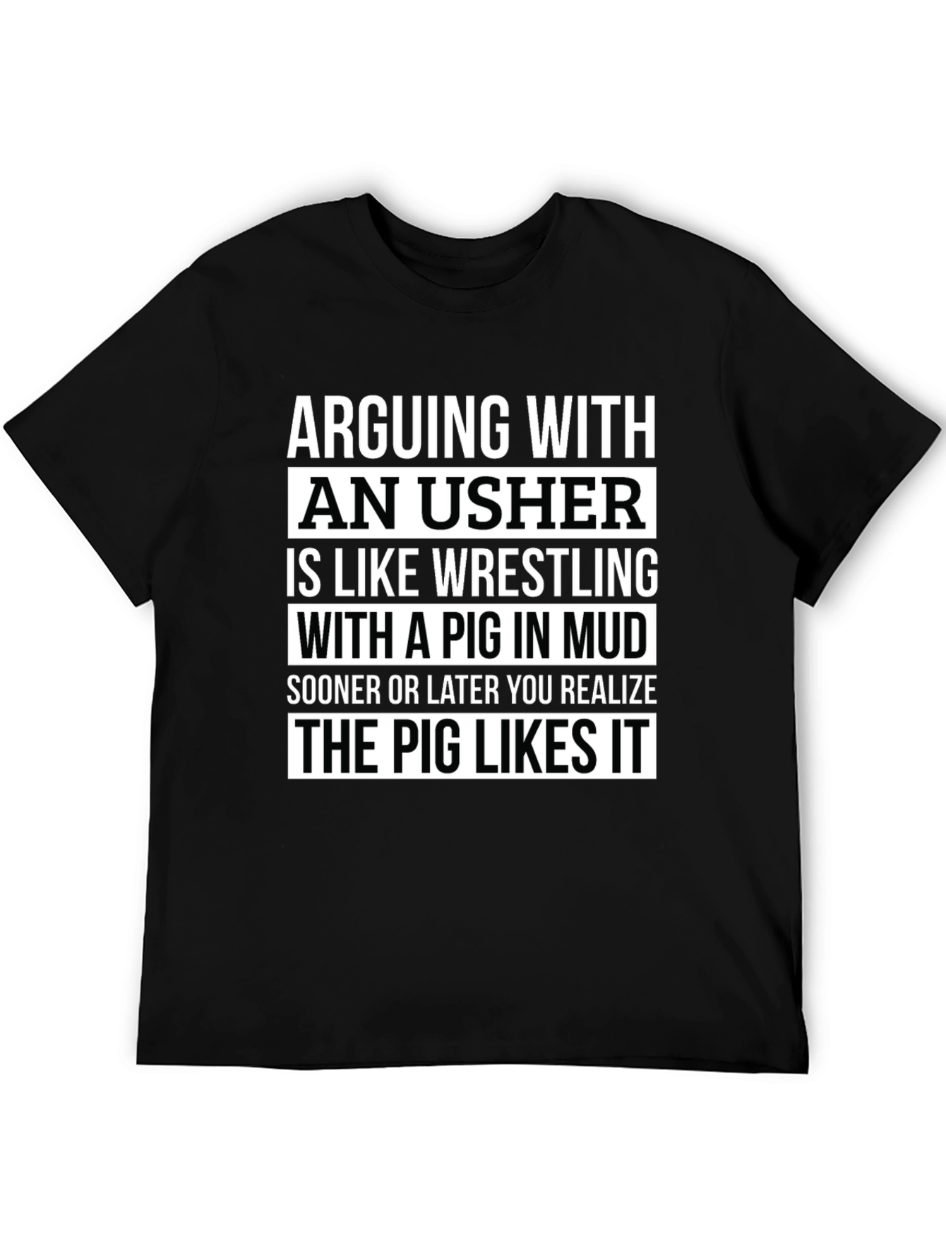 Arguing With An Usher Graphic T-Shirt